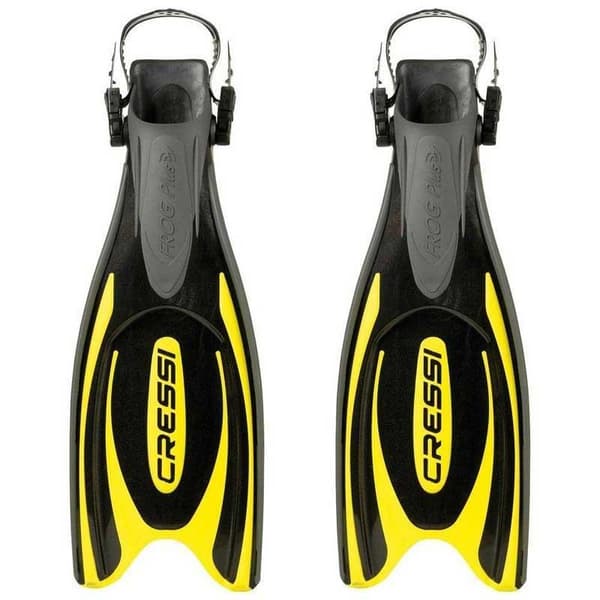 Cressi Dykkerfinner Frog Plus Gul,Sort EU 39-41
