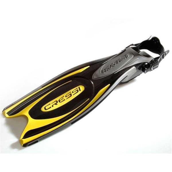Cressi Dykkerfinner Frog Plus Gul,Sort EU 45-47
