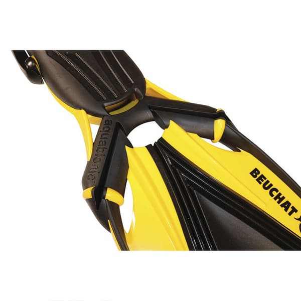 Beuchat Dykkerfinner Aquabionic Gul,Sort L-XL