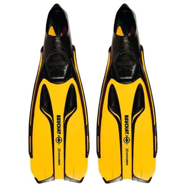 Beuchat Snorkelfinner X-voyager Gul,Sort EU 40-41