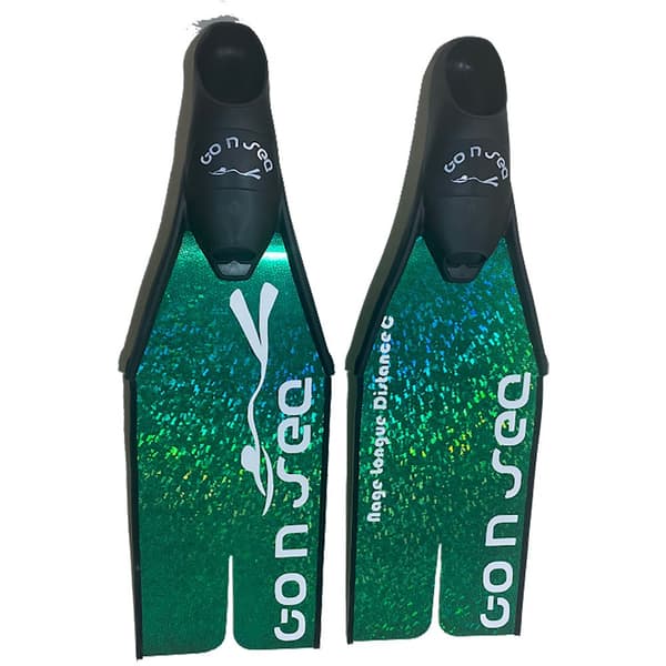 Go N Sea Finner Longue Distance Carbone Medium Grøn EU 42-43