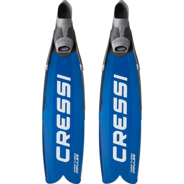 Cressi Dykkerfinner Gara Turbo Impulse Blå EU 42-43
