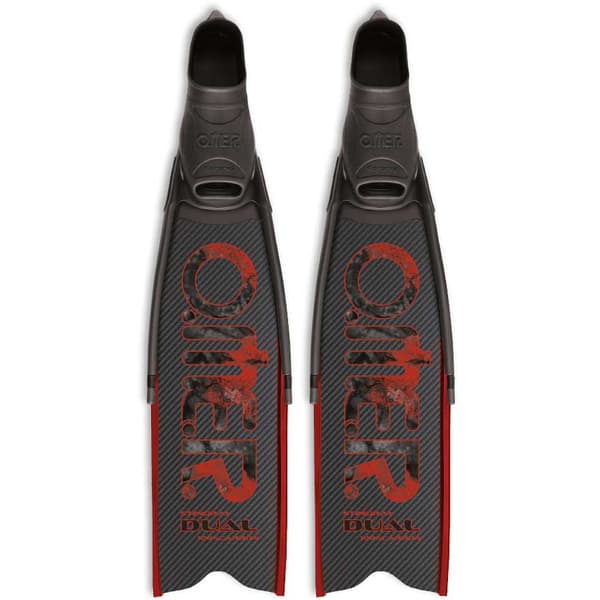 Omer Spearfishing Finner Stingray Dual Carbon Sort EU 47-48