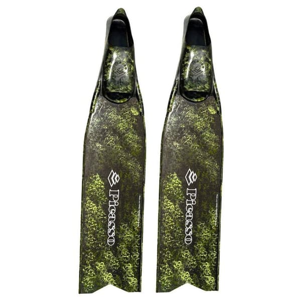 Picasso Långa Spearfishing Fenor Ultimate Carbon Grönt EU 46-48