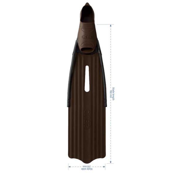 Omer Spearfishing Finner Stingray Evo Brun EU 39-40