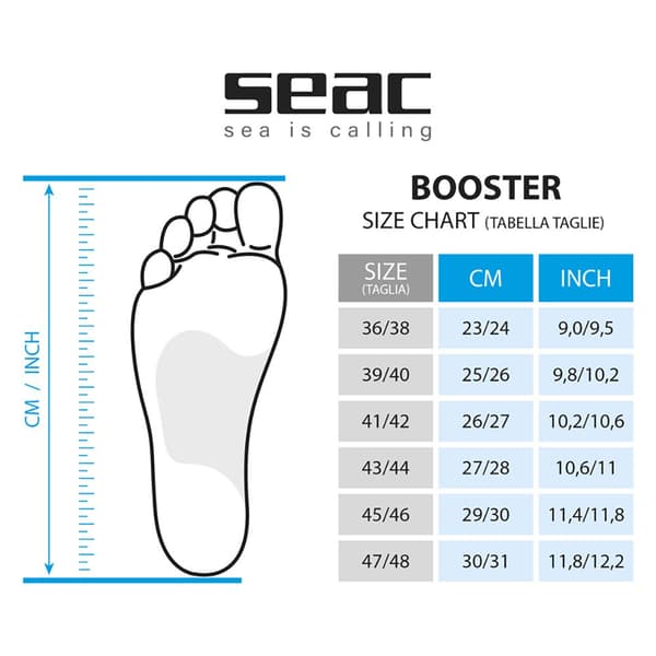 Seacsub Spearfishing Evät Booster Sininen EU 36-38