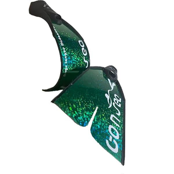 Go N Sea Finner Longue Distance Carbone Medium Grøn EU 44-45