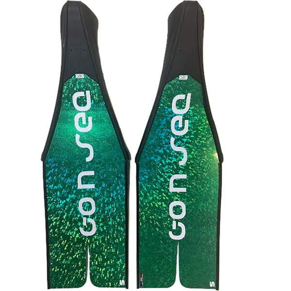 Go N Sea Finner Longue Distance Carbone Souple Grøn EU 36-37