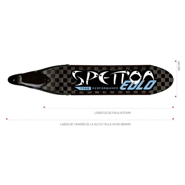 Spetton Spearfishing Evät Cx Eolo Spearfisher Carbon Quattro Musta EU 44-45