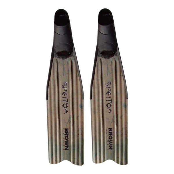 Spetton Spearfishing Finner Camo Flex Brun EU 47-48