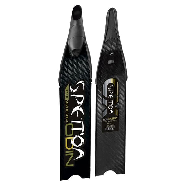 Spetton Spearfishing Finner Cx Odin Quattro Carbon Sort EU 44-45