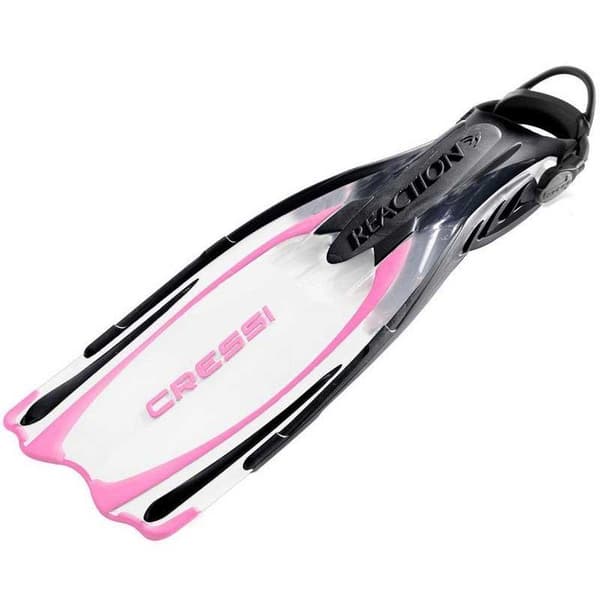 Cressi Reaction Ebs Dykkerfinner Transparent,Rosa EU 39-41