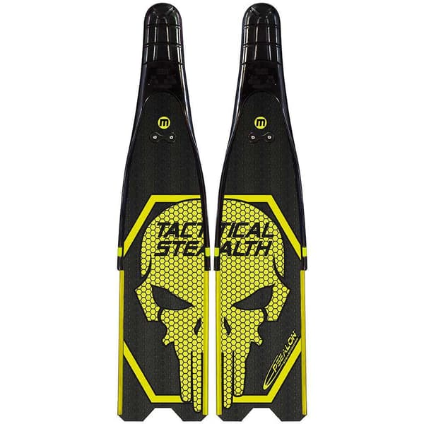 Epsealon Tactical Stealth Hard Keihäskalastuksen Räpylät Musta EU 46-47
