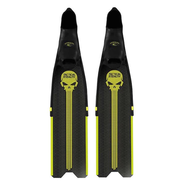 Epsealon Tactical Stealth Hard Keihäskalastuksen Räpylät Musta EU 46-47