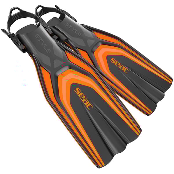 Seacsub Style Dykkerfinner Orange EU 45-46