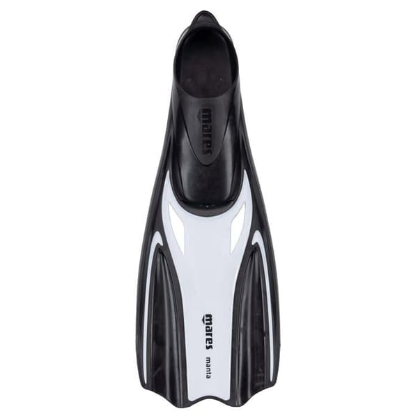 Mares Fin - 410333 - Aquazone Manta Fins, Snorkelfenor för vuxna - Unisex, Vit, 40