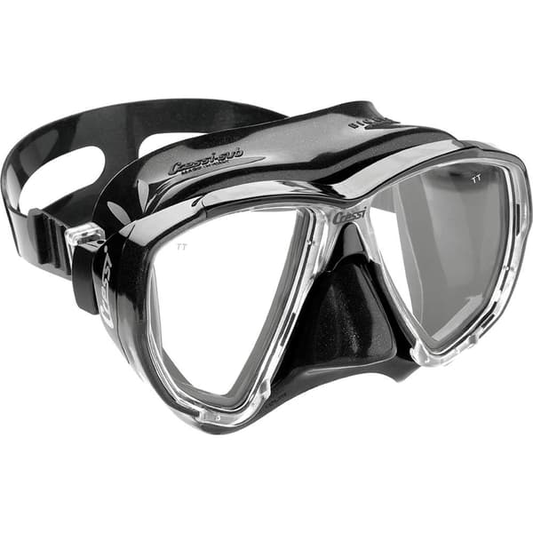 Cressi Dykkermaske Big Eyes Transparent,Sort