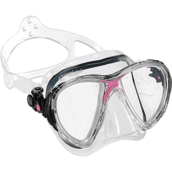 Cressi Dykkermaske Evo Big Eyes Transparent,Rosa