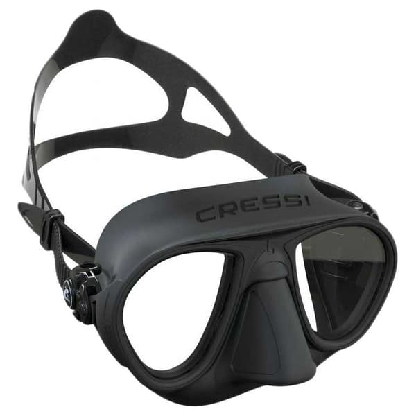 Cressi Spydfiskermaske Calibro Sort,Grå