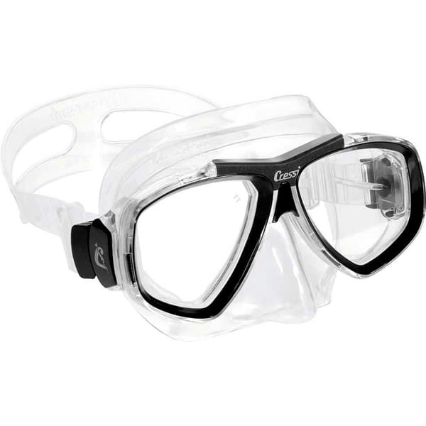 Cressi Dykkermaske Focus Transparent,Sort