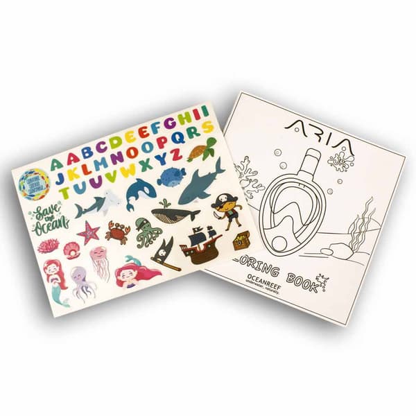 Ocean Reef Máscara Ansigtssnorkling Aria Junior Transparent XS