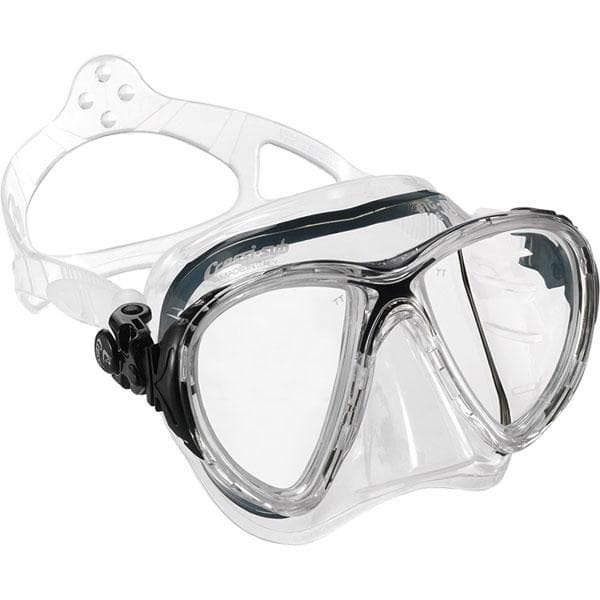 Cressi Dykning Maskera Evo Big Eyes Durchsichtig,Svart