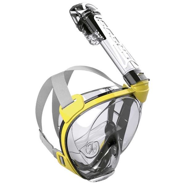 Cressi Snorkel Maske Duke Gul,Flerfarvet M-L