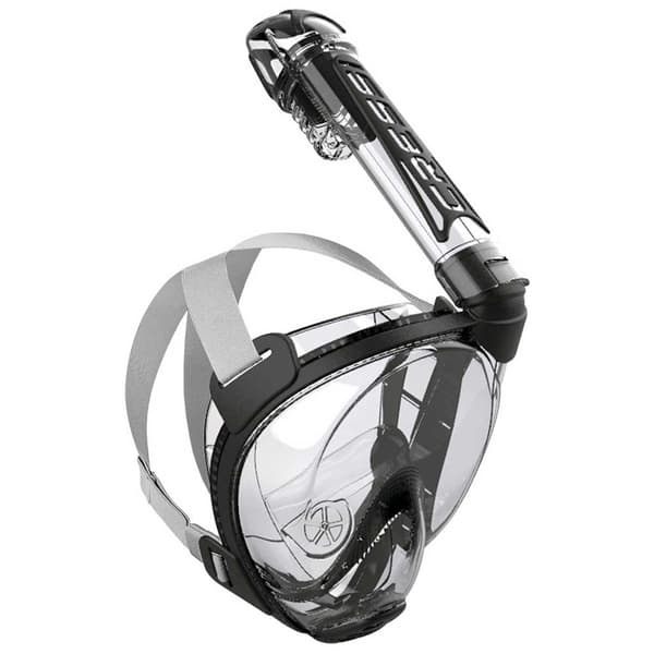 Cressi Snorkelmask Duke Durchsichtig,Svart S-M