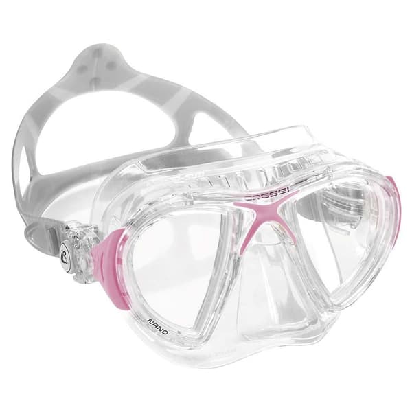 Cressi Dykkermaske Nano Transparent,Rosa