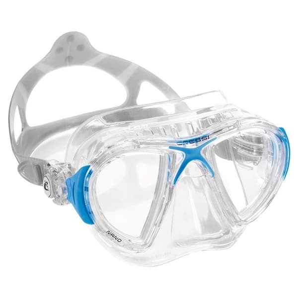 Cressi Dykkermaske Nano Crystal Transparent,Blå