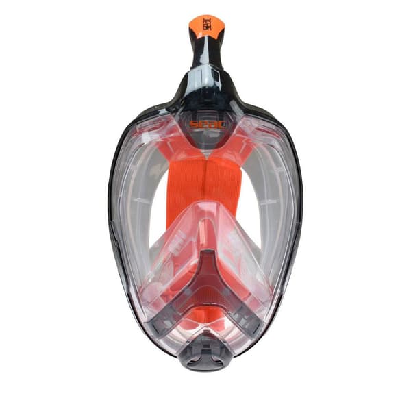Seacsub Snorkel Maske Unica Orange,Sort L-XL