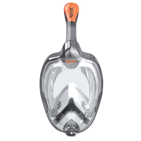 Seacsub Snorkel Maske Unica Orange,Sort L-XL