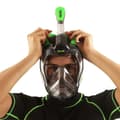 Miniatyrbild 8 av 9: Seacsub Snorkelmask Magica Grönt,Svart L-XL