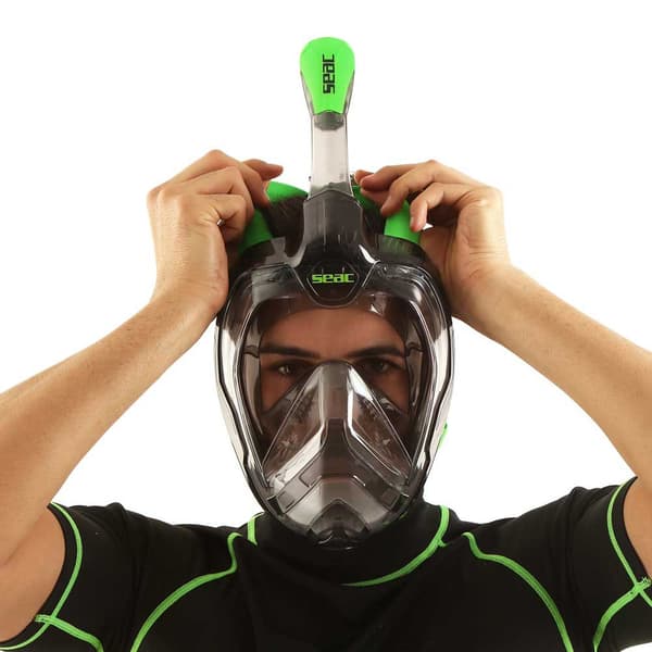 Seacsub Snorkelmask Magica Grönt,Svart L-XL