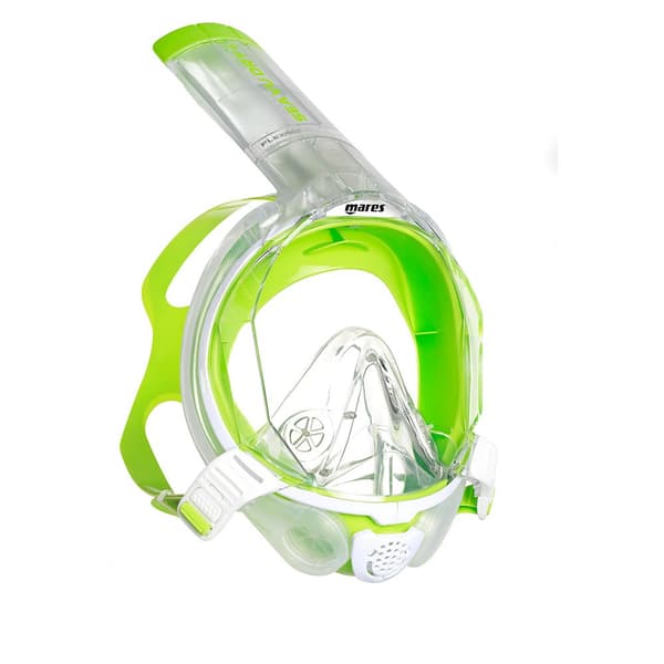 Mares Aquazone Snorklausnaamio Sea Vu Dry+ Vihreä S-M