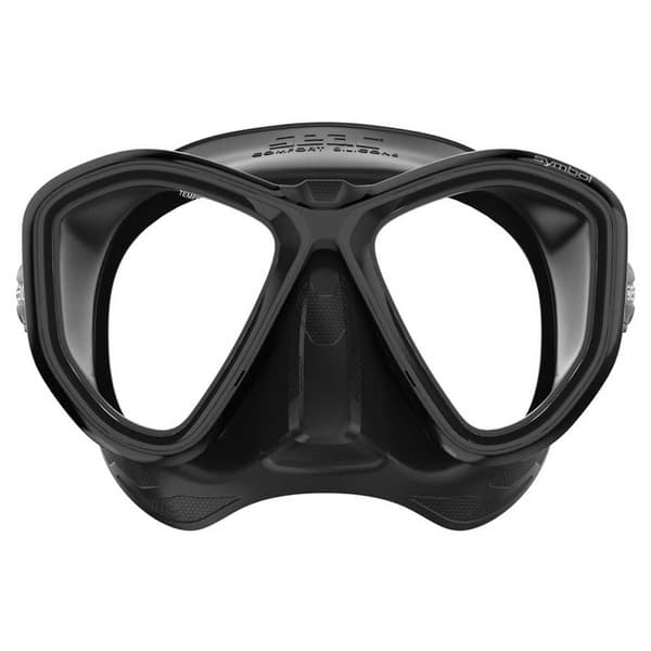Seacsub Maske Symbol Black Sort