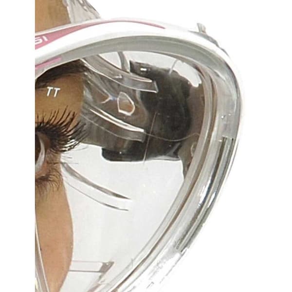 Cressi Dykkermaske Big Eyes Evolution Crystal Transparent,Rosa