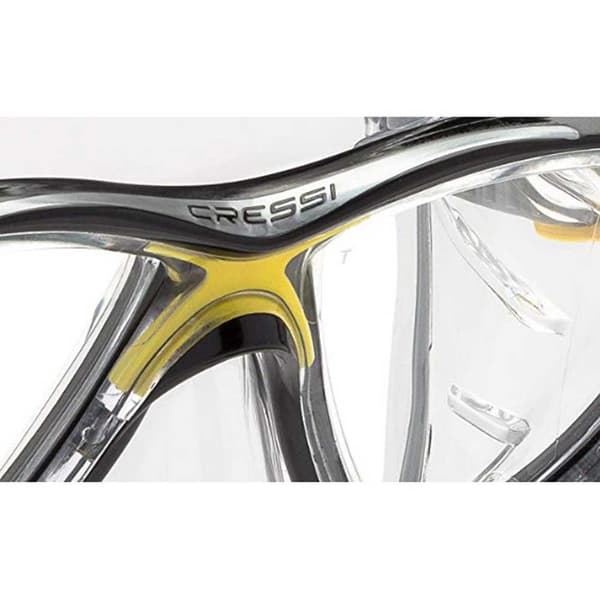 Cressi Dykkermaske Big Eyes Evolution Crystal Gul,Sort