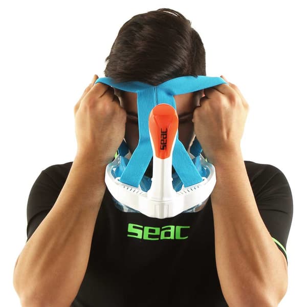 Seacsub Snorkelmask Magica Vit,Blå S-M
