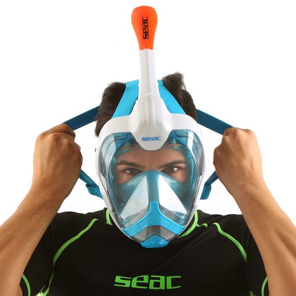 Seacsub Snorkelmask Magica Vit,Blå S-M