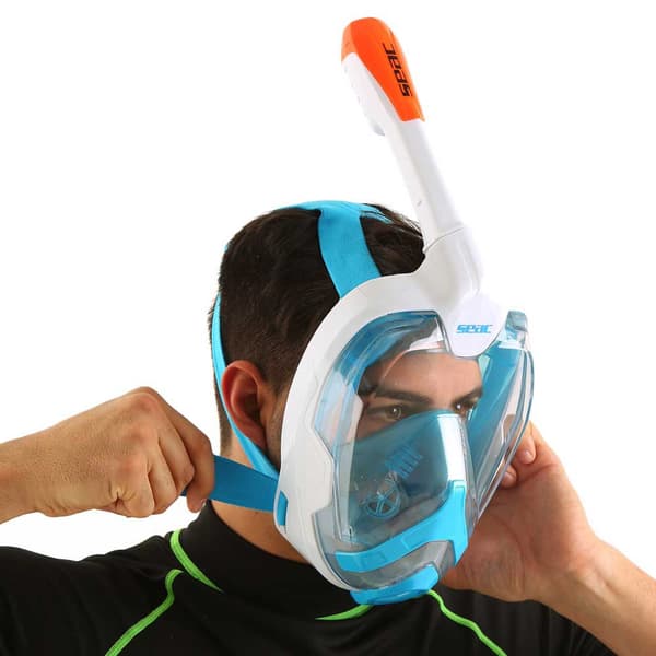 Seacsub Snorkelmask Magica Vit,Blå S-M