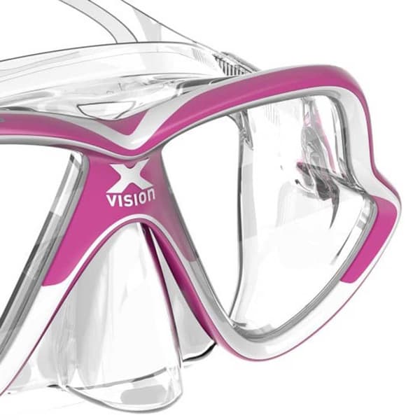 Mares Maske X-vision Mid 2.3 Transparent