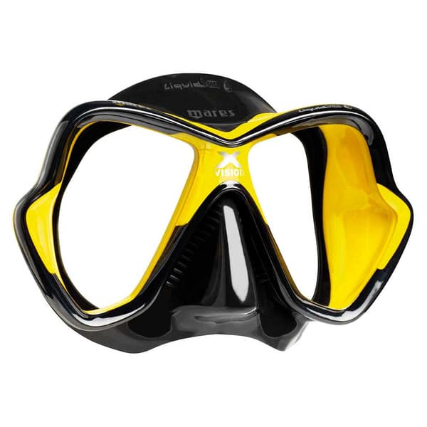 Mares Sukellus Maski New X Vision Ultra Liquiskin Keltainen,Musta
