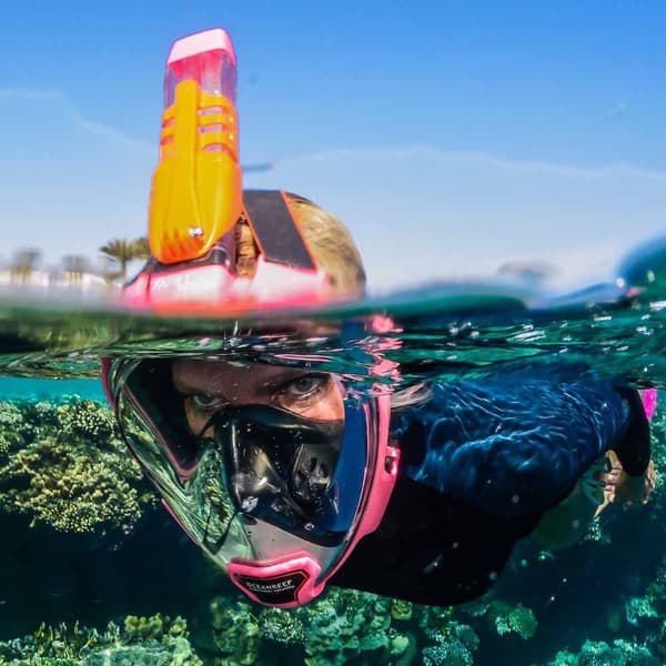 Ocean Reef Ansigtsmaske Aria Qr+ Rosa S-M