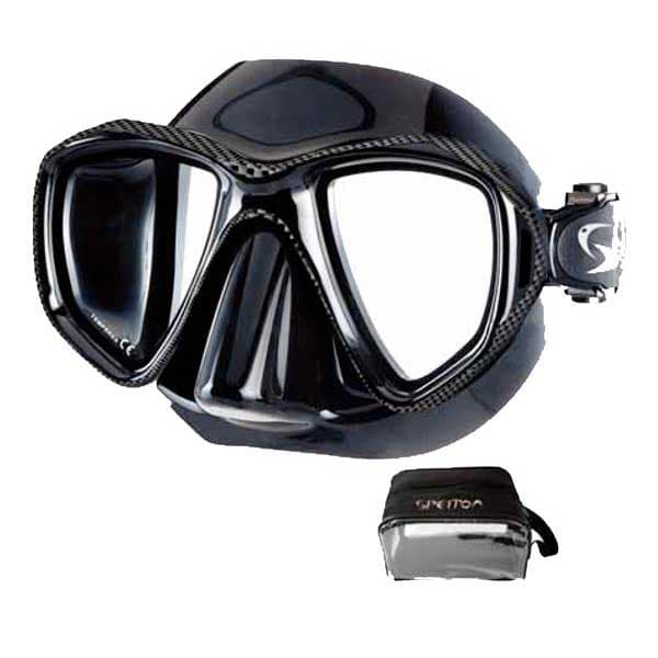 Spetton Spydfiskermaske T Carbon Sort
