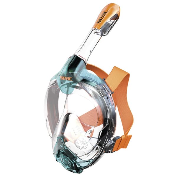 Seacsub Snorkelmask Junior Libera +10 Orange,Svart XS-S
