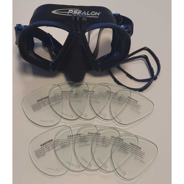 Epsealon Utan Objektiv Mask Seaquest Diopter Svart