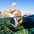Miniatyrbillede 3 af 4: Ocean Reef Ansigtsmaske Aria Qr+ Transparent L-XL