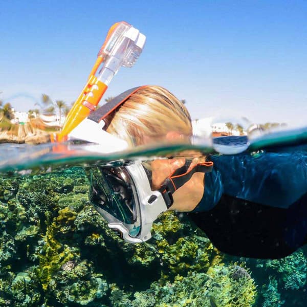 Ocean Reef Ansigtsmaske Aria Qr+ Transparent L-XL