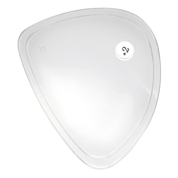 Cressi Vänster Lins Cristal Evo Big Eyes/quantum Presbicia Durchsichtig 3.0